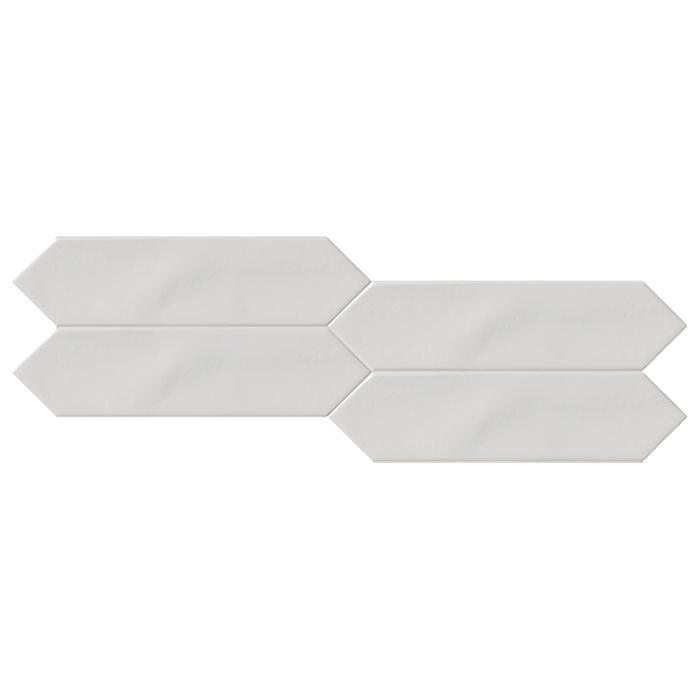 Pencil White Matte 3x12 Picket Ceramic Wall Tile for shower and featured wall