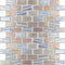 Recycled Brick Iridescent Glass Tile Grey for swimming pool and spas