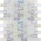 Recycled Brick Iridescent Glass Tile Silver for swimming pool and spas