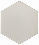 Slide Gray Matte 8x9 Hexagon Porcelain Tile for floors and walls