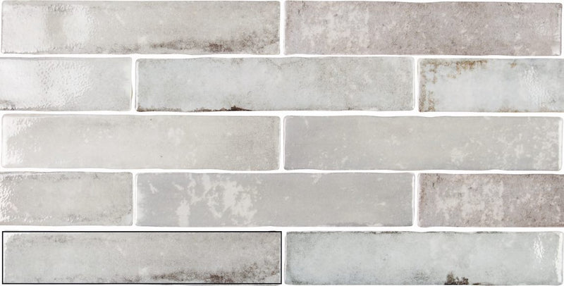 Southern Subway Tile 2x10 Pale Grey for kitchen and bathroom