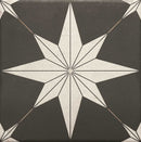 Jazz Patterned Porcelain Tile Star 8x8 for floor and wall applications
