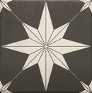 Jazz Patterned Porcelain Tile Star 8x8 for floor and wall applications