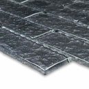 Surfaced Glass Tile Black 2x6 for salted pools and spas
