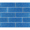 Surfaced Glass Tile Blue 2x6 for swimming pool and spas