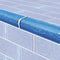 Surfaced Pool Glass Trim Tile Blue 2x6 - 1 Linear Foot