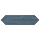 Urban Navy Glossy 3x12 Picket Ceramic Wall Tile for kitchen backsplash