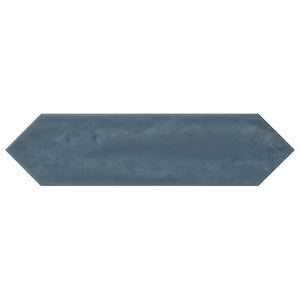 Urban Navy Glossy 3x12 Picket Ceramic Wall Tile for kitchen backsplash