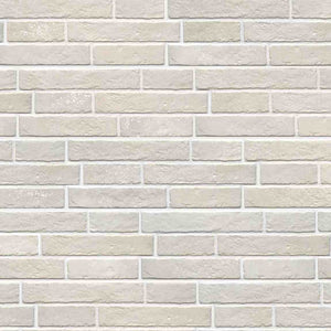 Urban Brick Porcelain Tile Vanilla 6x15 for fireplace, bathroom, shower, and kitchen backsplash