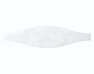 Wave Wall Tile Glossy White 3x12 for backsplash and bathroom walls
