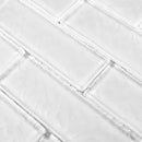 Surfaced Glass Tile White 2x6 for saltwater pools